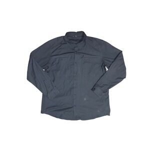 SITKA GEAR Harvester Button Up Shirt Mens XXL Gray Spectre Long Sleeve Hiking